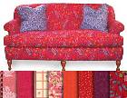 Susan Sargent Fabric - Warm Reds to Fuschia Warm Reds to Fuschia