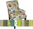 Susan Sargent Fabric - Earthy Greens to Teals Earthy Greens to Teals