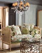 Luxury Fabric - Luxury Blue Multi Luxury Blue Multi