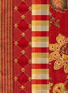 Luxury Fabric - Luxury Red & Gold Luxury Red & Gold