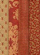 Luxury Fabric - Luxury Rust & Gold Luxury Rust & Gold
