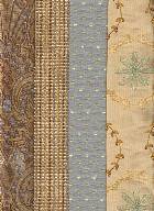 Luxury Fabric - Luxury Spa Blue & Gold Luxury Spa Blue & Gold