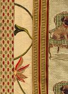 Luxury Fabric - Luxury Wine/Green/Gold Multi Luxury Wine/Green/Gold Multi