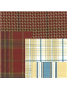 Cotton Fabric - Coordinating Stripes & Plaids Coordinating Stripes & Plaids