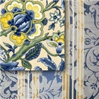 Fabric By Color - French Blue & Yellow French Blue & Yellow