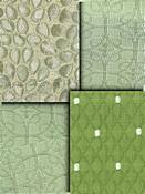 Green Matelasse Fabric
