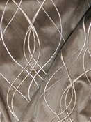 Rialto 196 Linen Embroidered Fabric