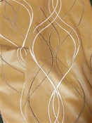 Rialto 81 Golden Embroidered Fabric