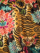 Tiger Eye Slate Chinoiserie P Kaufmann Fabric
