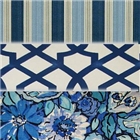 Fabric By Color - Indigo Blue & Natural Fabric Indigo Blue & Natural Fabric