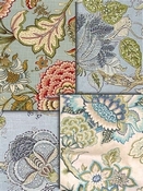 Spa Jacobean Fabric