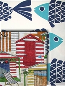 Outdoor Fabric - Beachfront Sealife Outdoor Fabric Beachfront Sealife Outdoor Fabric