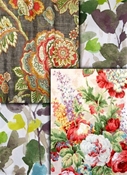 Floral Drapery - Covington Fabric