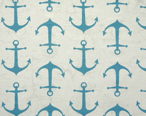 Anchors Coastal Blue/Slub