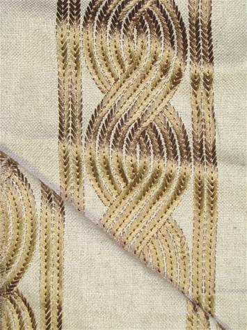 Augusta Jute Embroidered Fabric