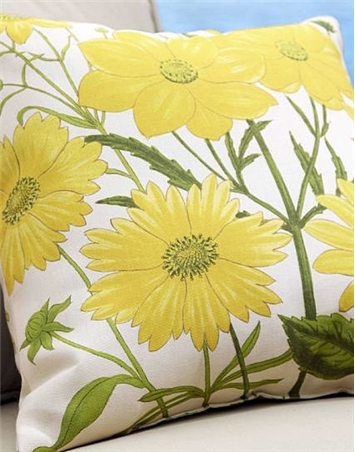 Dahlia Outdoor Pillow Pattern