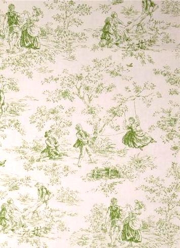 Kensington Garden Apple Toile Fabric