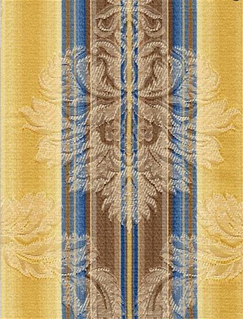 Jericho Golden Spa Stripe Fabric