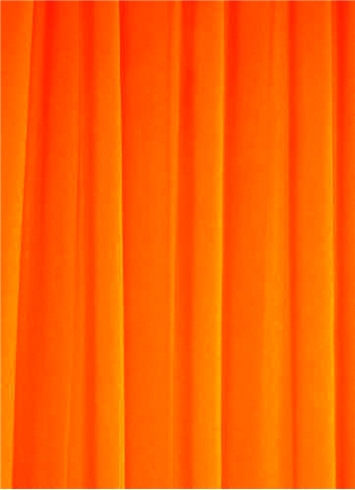 Neon Orange Chiffon Fabric