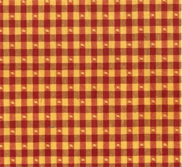 Linley Gingham 83 Gold/Red