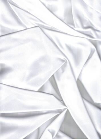 White French Satin Fabric