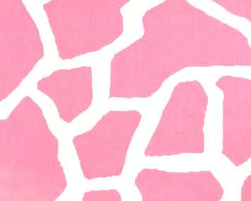 Giraffe Baby Pink/White