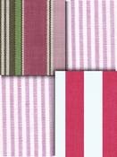 Berry Stripe Fabrics