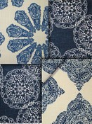 Blue Suzani Fabric