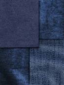 Blue Chenille Upholstery Fabric