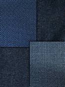 Blue Solid Fabric
