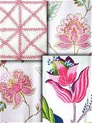 Blush Pink Embroidered Fabric