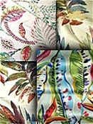 Multi Colored Leaf Fabrics