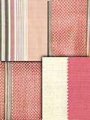 Coral Stripe Fabrics