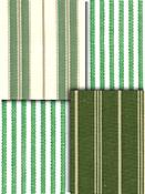 Green Stripe Fabric