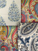 Paisley Fabric - by the yard