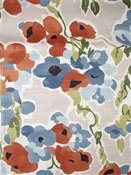 Fresh Bouquet Persimmon Floral Fabric