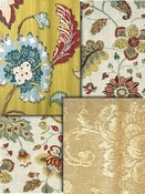 Topaz Jacobean Fabric