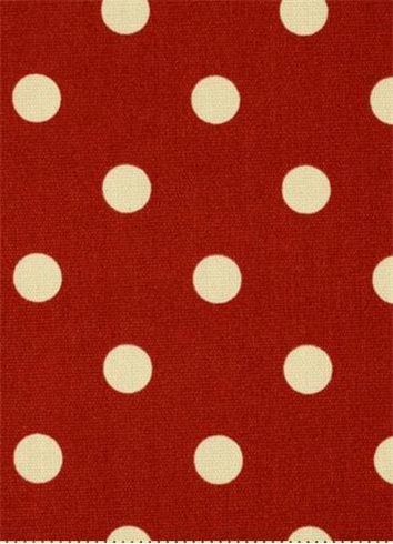 Outdoor Polka Dots American Red