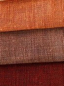 orange Linen Fabric