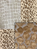 Taupe Animal Fabric