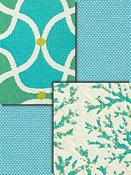 Turquoise outdoor fabric by the yard