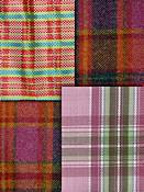 Berry Plaid Fabrics