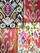 Berry Ikat Fabrics