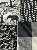 Black and White Fabric