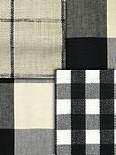 Black Check Fabrics