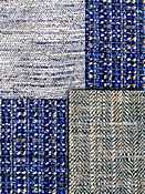 Blue Tweed Fabric