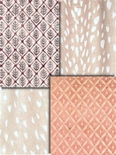 Blush Pink Coordinate Small Scale Fabric