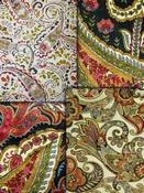 Bronze Paisley Fabrics