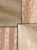 Bronze Rose Metallic Fabric