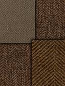 Brown Herringbone Fabric